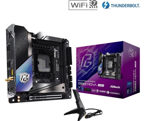ASRock Płyta główna Z890I NOVA WIFI s1851 2DDR5 mITX