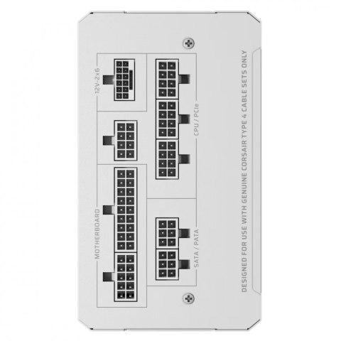 Corsair Zasilacz RM1000e 3rd Gen 80+GOLD ATX3.1 Thermal Protect biały