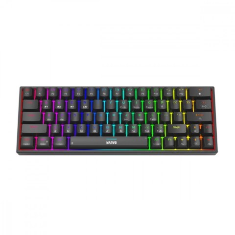 MARVO Klawiatura mechaniczna SHOGO 63W wireless czarna