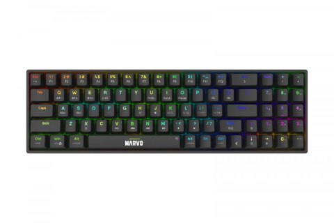 MARVO Klawiatura mechaniczna SHOGO 78W wireless czarna