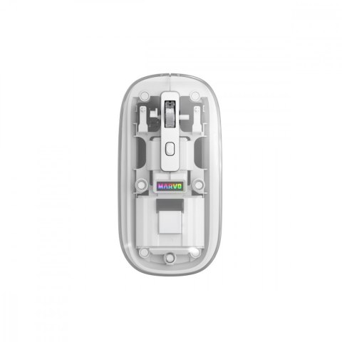 MARVO Mysz biurowa PRIS M B10 wireless biała