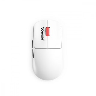 MONKA Mysz gamingowa PRIME bezprzewodowa biała DPI 26000