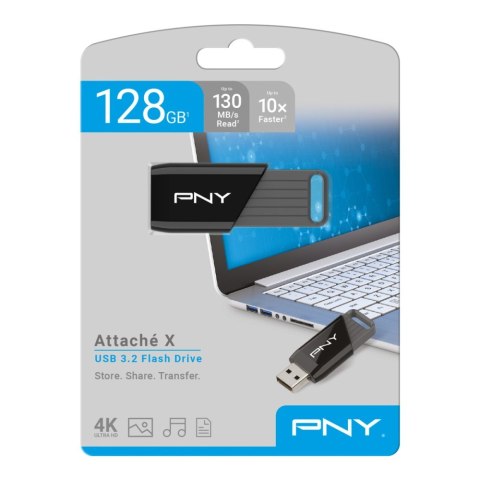 PNY Pendrive 128GB USB 3.2 ATTACHEX P-FD128ATTX-GE