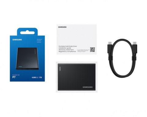 Samsung Dysk SSD Portable P7 1TB USB4.0 GEN 3x2 MU-PF1T0G/WW